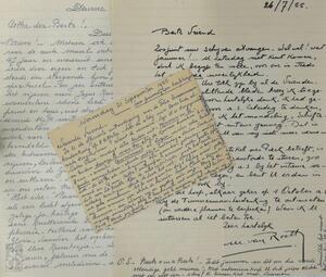 Flor van Reeth - correspondentie aan Hans Roest - VAN REETH, Flor