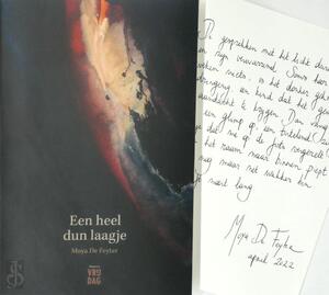 Een heel dun laagje [20 ex. met origineel handschrift] - Moya De Feyter