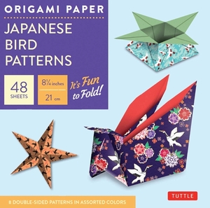 Origami paper: japanese bird patterns (large) - Tuttle Publishing Origami paper: japanese bird patterns (large) - Tuttle Publishing