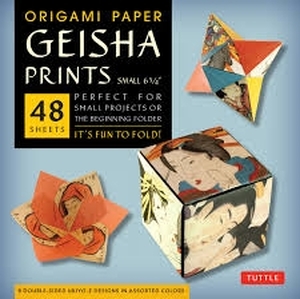 Origami paper geisha prints small - Tuttle Publishing Origami paper geisha prints small - Tuttle Publishing