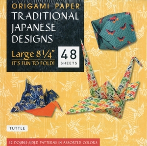 Origami paper traditional japanese designs - large - Tuttle Origami paper traditional japanese designs - large - Tuttle