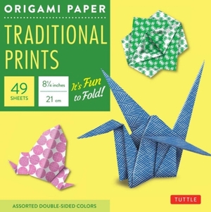 Origami paper traditional prints : 49 sheets - Origami paper traditional prints : 49 sheets -