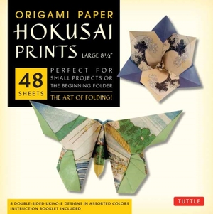 Origami paper hokusai prints large 8 1/4 - Tuttle Publishing Origami paper hokusai prints large 8 1/4 - Tuttle Publishing