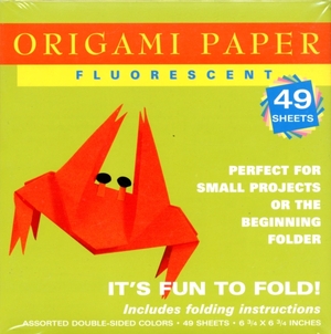 Origami paper fluorescent : 49 sheets - Tuttle Publishing Origami paper fluorescent : 49 sheets - Tuttle Publishing