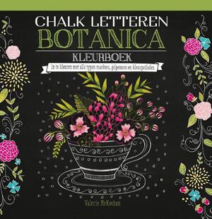 Chalk letteren Botanica kleurboek - Chalk letteren Botanica kleurboek -