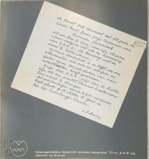 De bom. In: H.A.M. nr. 3-4, 4de jg - bijlage - Louis Paul Boon De bom. In: H.A.M. nr. 3-4, 4de jg - bijlage - Louis Paul Boon
