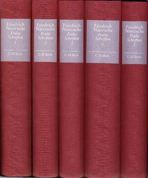 Frühe Schriften. In 5 Bänden - Friedrich Nietzsche Frühe Schriften. In 5 Bänden - Friedrich Nietzsche