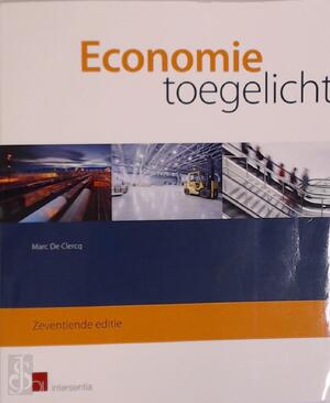 Economie toegelicht - Marc De Clercq Economie toegelicht - Marc De Clercq