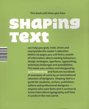 Shaping Text - Jan Middendorp Shaping Text - Jan Middendorp