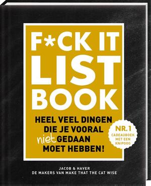 F*CK-it list book - Jacob & Haver