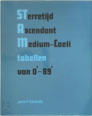 Sterretijd ascendant medium coeli-tabellen van 0°-89° - Jack Chandu