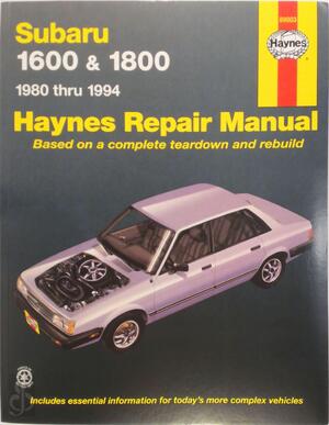 Subaru 1600 & 1800 1980 Thru 1994 - Haynes Publishing