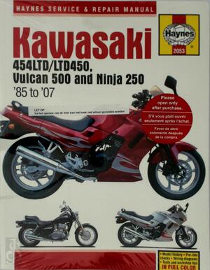 Kawasaki 454ltd/Ltd450, Vulcan 500 Ninja 250 '85 to '07 - Editors of Haynes Manuals