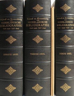 Nederlandsche bibliographie van 1500 tot 1540 - Wouter Nijhoff, M.E. Kronenberg Nederlandsche bibliographie van 1500 tot 1540 - Wouter Nijhoff, M.E. Kronenberg
