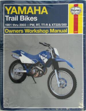 Haynes Yamaha Trail Bikes 1981 thru 2003 Owners Workshop Manual - Max Haynes