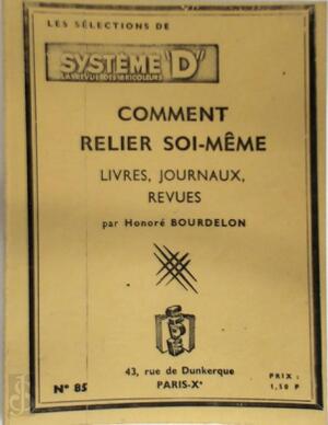 Comment relier soi-même - Honoré Bourdelon
