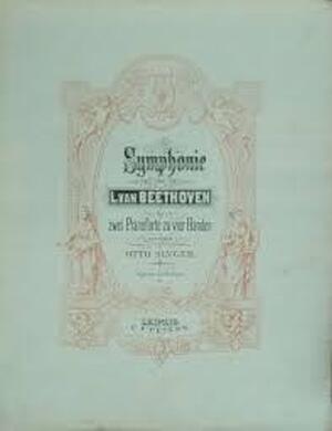 Symphonie von L. von Beethoven für zwei Pianoforte zu vier Händen - L. von Beethoven