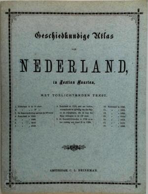 Geschiedkundige atlas van Nederland in zestien kaarten - 