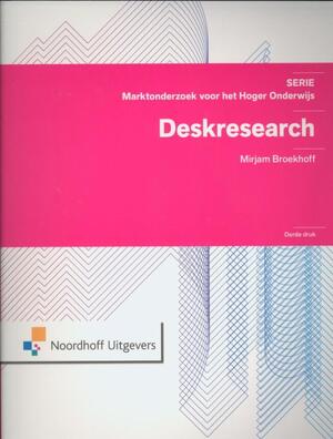 Deskresearch - Mirjam Broekhoff Deskresearch - Mirjam Broekhoff