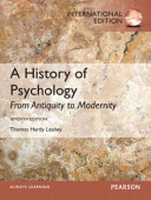 A History of Psychology - Thomas Hardy Leahey A History of Psychology - Thomas Hardy Leahey