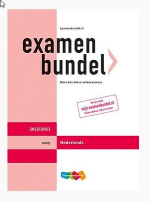 Examenbundel vwo Nederlands 2022/2023 - 
