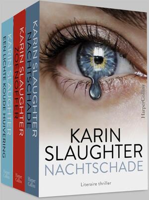 Pakket - Nachtschade ; Zoenoffer ; Een lichte koude huivering - Karin Slaughter Pakket - Nachtschade ; Zoenoffer ; Een lichte koude huivering - Karin Slaughter