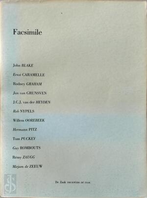 Facsimile. Publikatieserie Drukwerk De Zaak. Uitgave 38-39 - Jouke Kleerebezem Facsimile. Publikatieserie Drukwerk De Zaak. Uitgave 38-39 - Jouke Kleerebezem