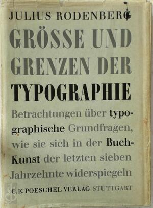 Grösse und Grenzen der Typographie - Julius Rodenberg
