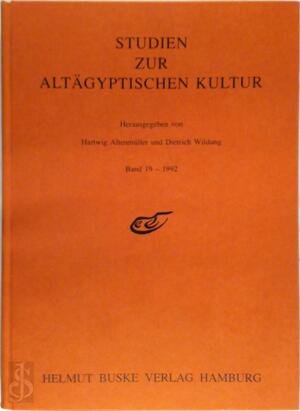 Studien zur Altägyptischen Kultur Band 19 - Hartwig Altenmüller, Dietrich Wildung