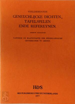 Veelderhande geneuchlycke dichten tafelspelen - 