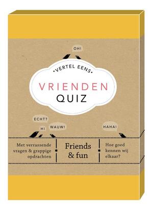 Vertel Eens Vrienden Quiz - Elma van Vliet Vertel Eens Vrienden Quiz - Elma van Vliet
