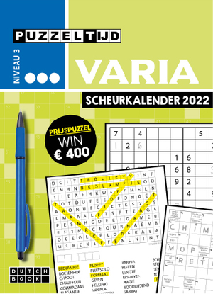Puzzeltijd Varia Scheurkalender 2022 - Puzzeltijd Varia Scheurkalender 2022 -