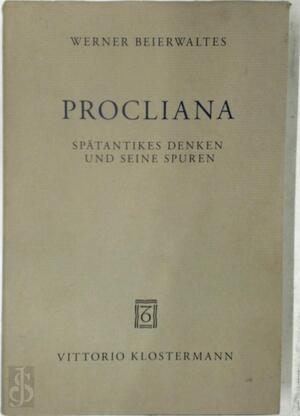 Procliana - Werner Beierwaltes