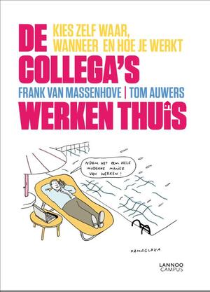 De collega's werken thuis - 