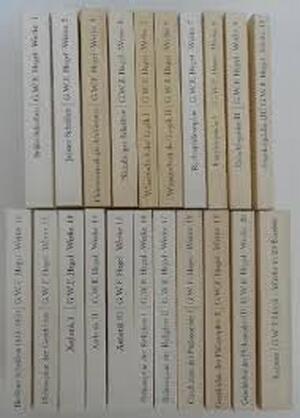 Werke in zwanzig Bänden (Theorie Werkausgabe) (Complete Set, 20 volumes + register. Total of 21 bindings) - G.W.F. Hegel Werke in zwanzig Bänden (Theorie Werkausgabe) (Complete Set, 20 volumes + register. Total of 21 bindings) - G.W.F. Hegel