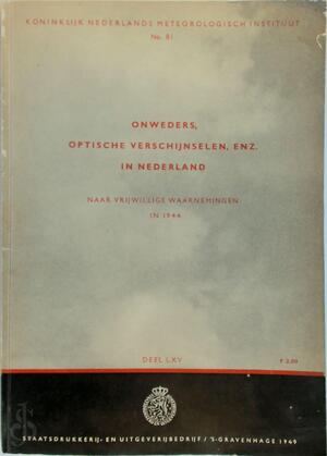 Onweders, optische verschijnselen, enz. in Nederland, deel LXV - Onweders, optische verschijnselen, enz. in Nederland, deel LXV -