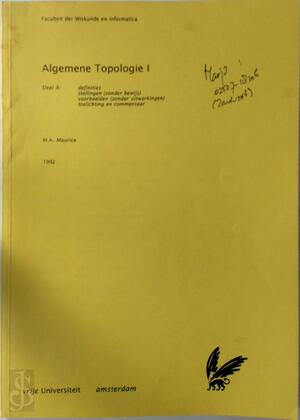 Algemene topologie1 - M.A. Maurice