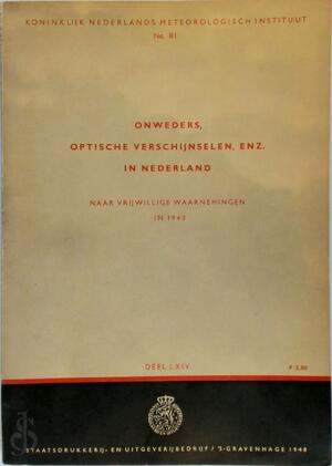 Onweders, optische verschijnselen, enz. in Nederland, deel LXIV - Onweders, optische verschijnselen, enz. in Nederland, deel LXIV -