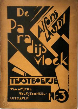 De paradijsvloek [oranje omslag] - Alfons Laudy, Victor [Omslag] Servranckx