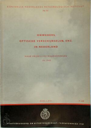 Onweders, optische verschijnselen, enz. in Nederland, deel LXVI - Onweders, optische verschijnselen, enz. in Nederland, deel LXVI -