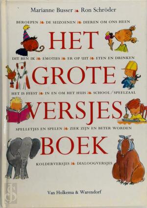 Het grote versjesboek - Marianne Busser, Ron Schroder Het grote versjesboek - Marianne Busser, Ron Schroder