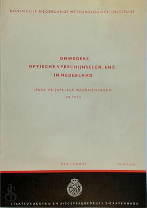 Onweders, optische verschijnselen, enz. in Nederland, deel LXXVI - Onweders, optische verschijnselen, enz. in Nederland, deel LXXVI -