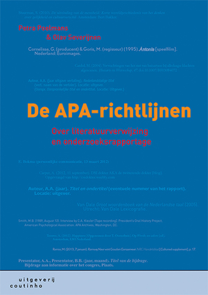 De APA-richtlijnen - Petra Poelmans, Olav Severijnen