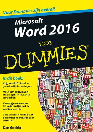 Microsoft Word 2016 voor Dummies - Dan Gookin Microsoft Word 2016 voor Dummies - Dan Gookin