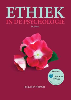Ethiek in de psychologie, - Jacquelien Rothfusz