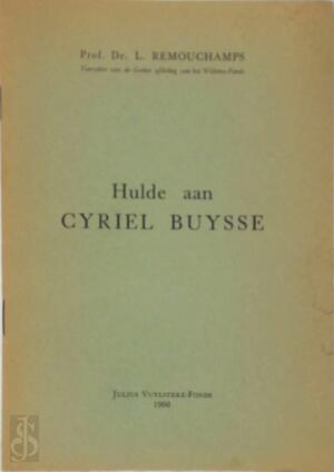 Hulde aan Cyriel Buysse - L. Remouchamps