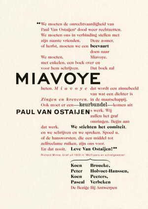 Miavoye - Koen Peeters, Pascal Verbeken, Peter Holvoet-Hanssen, Koen Broucke Miavoye - Koen Peeters, Pascal Verbeken, Peter Holvoet-Hanssen, Koen Broucke