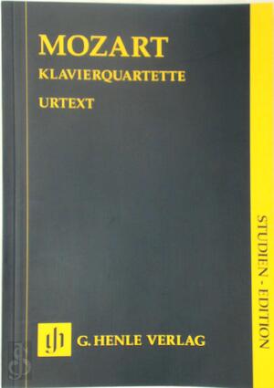 W.A. Mozart: Klavierquartette (Study score) - W.A. Mozart, Ernst Herttrich