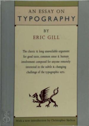 Essay on Typography - Eric Gill