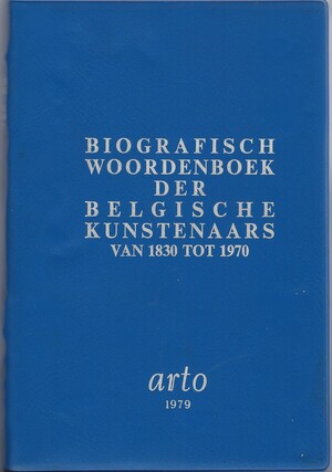Biografisch woordenboek der Belgische kunstenaars van 1830 tot 1970 - Unknown